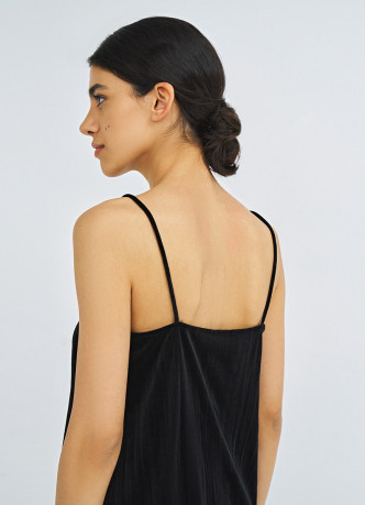 Бархатный топ с кружевом