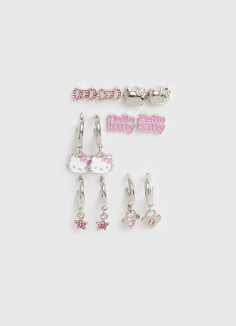 Набор серёг Hello Kitty для девочек, 6 пар