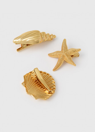 Заколки для волос в морском стиле, 6 шт.