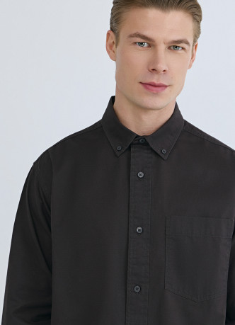 Рубашка из твила с карманом