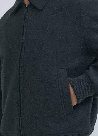 Куртка из пальтовой ткани