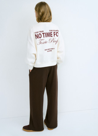 Свитшот с принтом для девочек