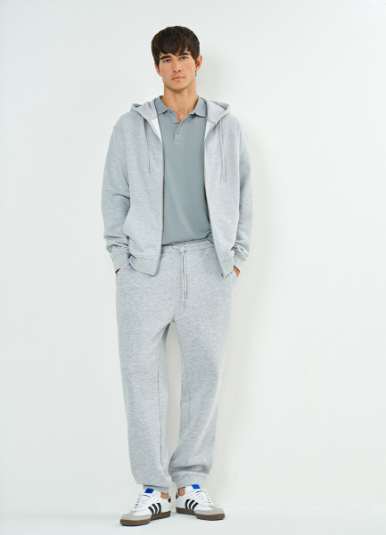 Базовая толстовка на молнии Серый 3999₽