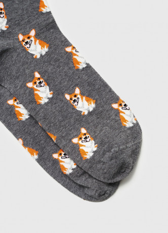 Носки с жаккардовым рисунком