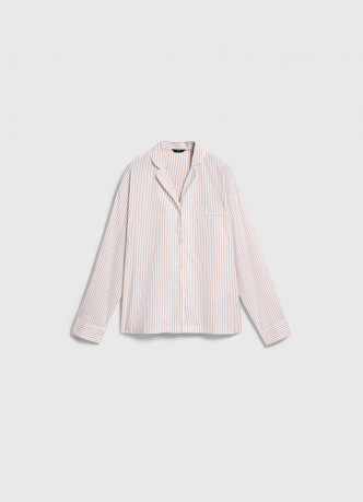 Пижамная рубашка в полоску