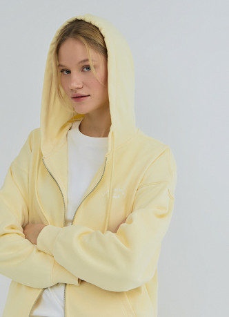 Толстовка на молнии с вышивкой