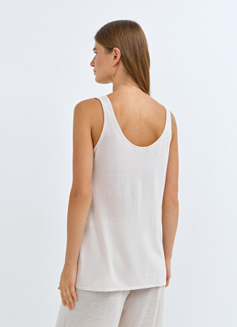 Вязаная майка