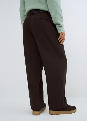 Широкие брюки с ремнём