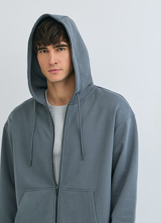 Толстовка на молнии с капюшоном