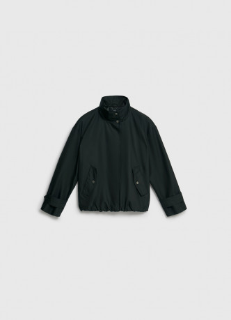 Короткая куртка с воротником-стойкой