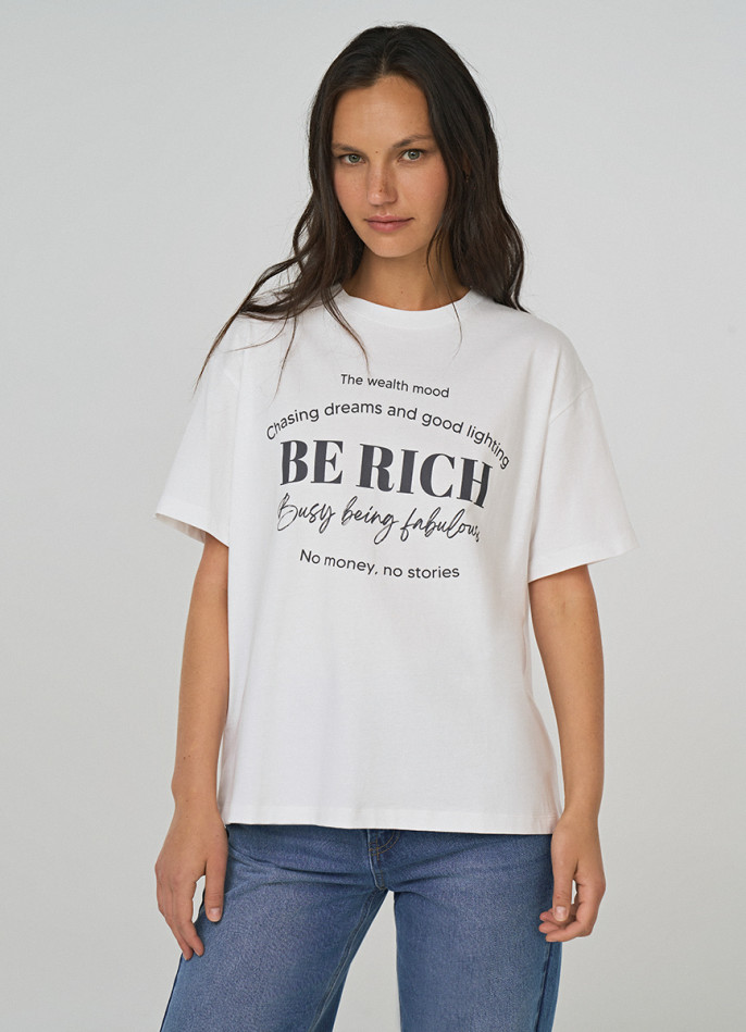 Футболка с принтом