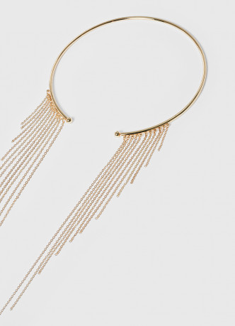 Ожерелье с цепочками