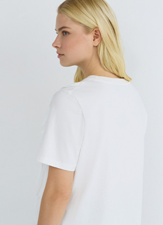 Футболка оверсайз с воланами