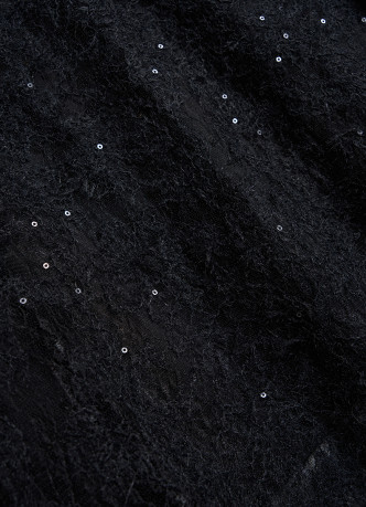 Полупрозрачная ажурная юбка миди