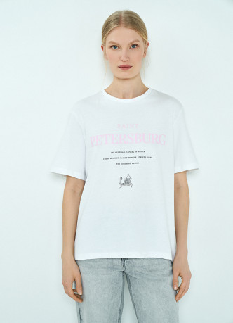 Футболка с принтом «Санкт-Петербург»