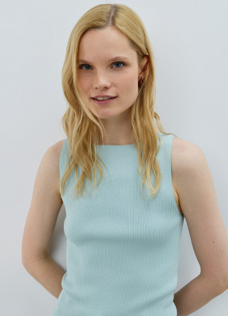 Майка в рубчик