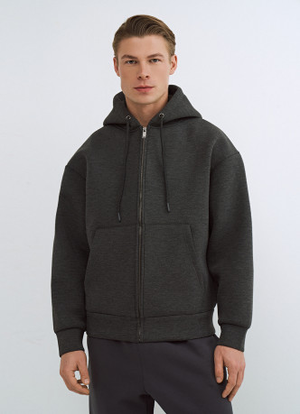 Толстовка на молнии с капюшоном
