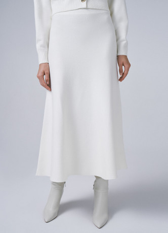 Вязаная юбка А-силуэта