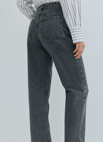 Джинсы Mom с высокой посадкой