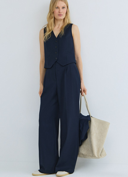 Широкие брюки Синий 3599₽