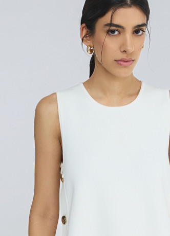 Топ с пуговицами