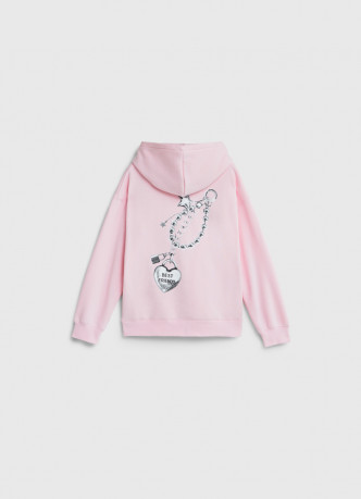 Худи с принтом для девочек