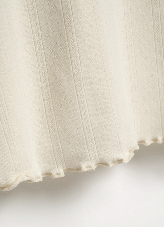 Лонгслив пижамный из трикотажа пуантель