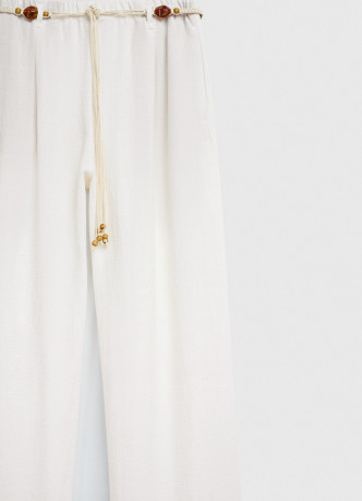 Широкие брюки с поясом