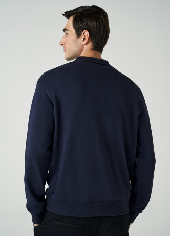 Поло с длинным рукавом