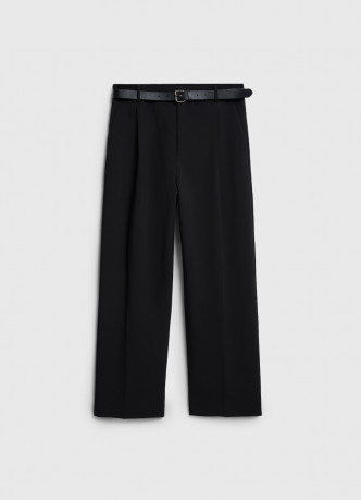 Широкие брюки с ремнём