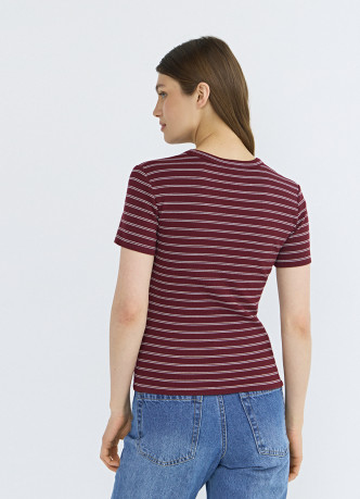 Футболка в рубчик