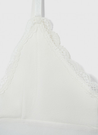 Топ с кружевом для девочек