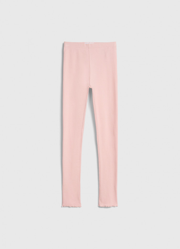 Легинсы в рубчик для девочек