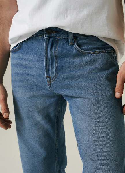 Прямые джинсы, Голубой O`Stin MPA10CO02-D5 - фото 5