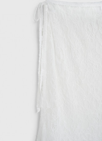 Юбка-пояс из кружева для девочек