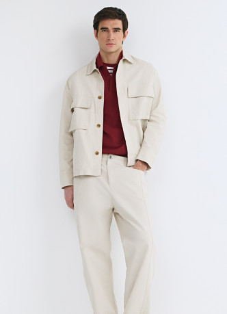 Куртка-рубашка из канваса