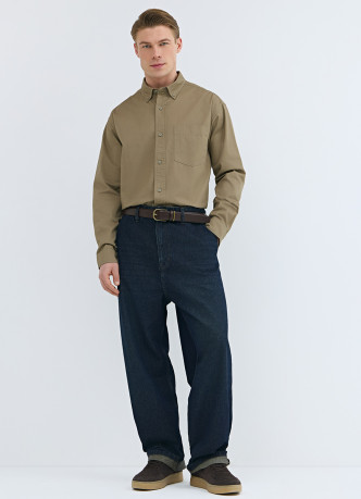 Рубашка из твила с карманом