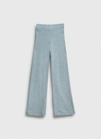 Широкие брюки из фактурной пряжи