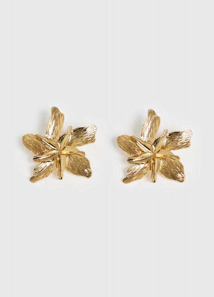 Серьги-цветы, Золотой O`Stin LG668DO02-S0 - фото 2