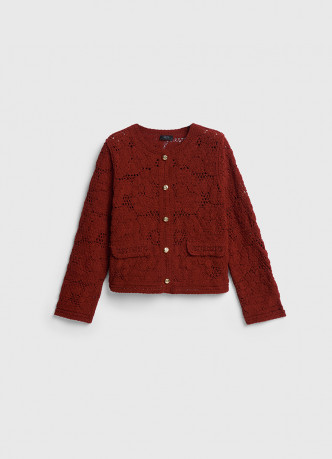 Кардиган кроше