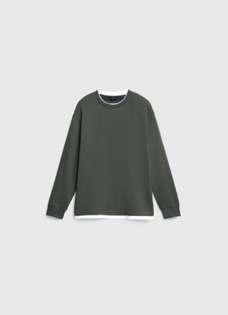 Джемпер с имитацией футболки