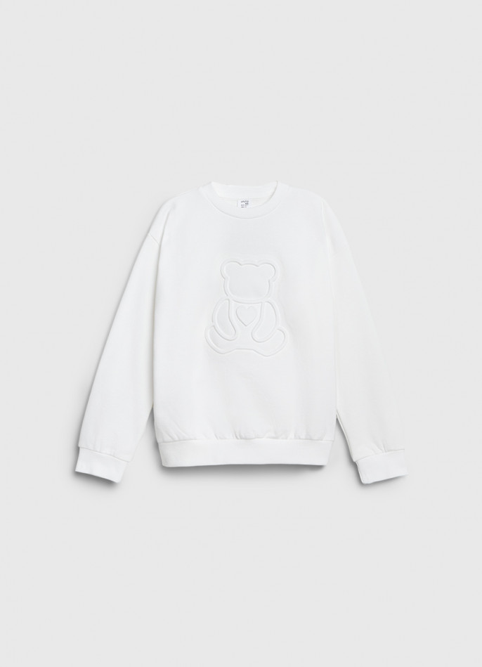 Свитшот с вышивкой для девочек