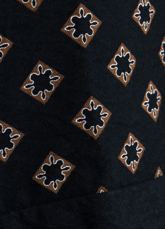 Принтованная блузка с рукавом 7/8