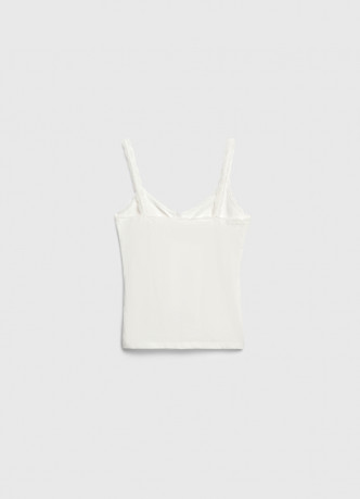 Майка с кружевом для девочек