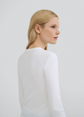 Лонгслив в рубчик