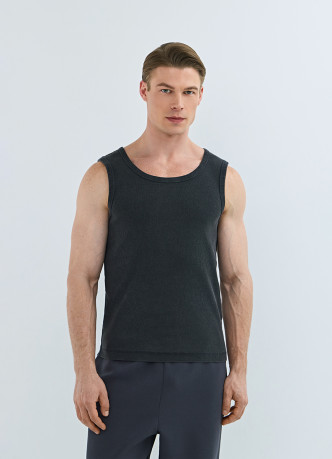 Базовая майка в рубчик