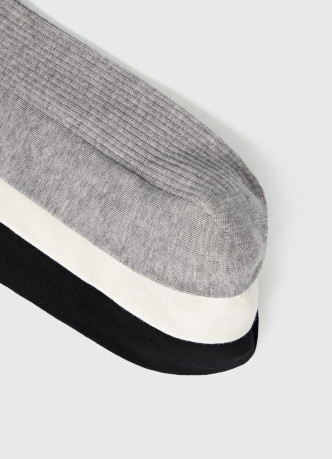 Высокие носки в рубчик, 3 пары