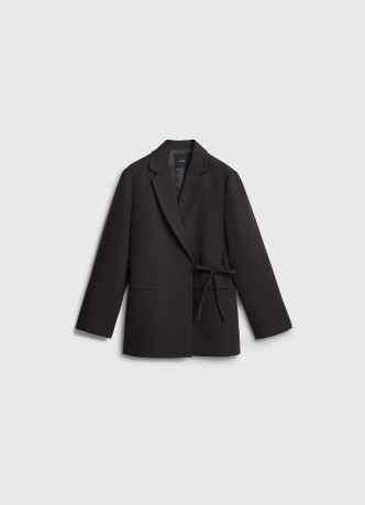 Жакет на запах с завязками