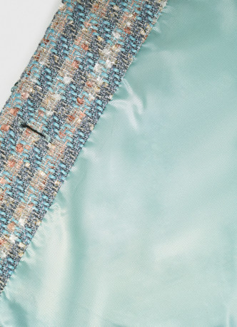 Укороченный твидовый жакет