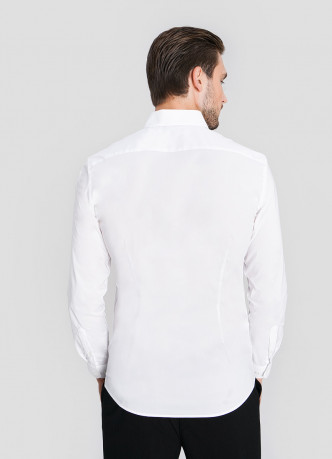Однотонная рубашка Slim Fit